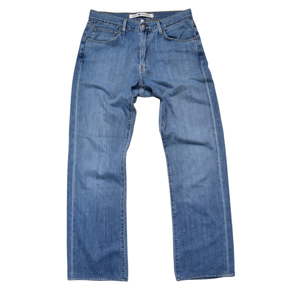 VTG Y2K Agave Men 32x31 Blue Medium Wash Worn In Relaxed Straight Jeans USA 1312